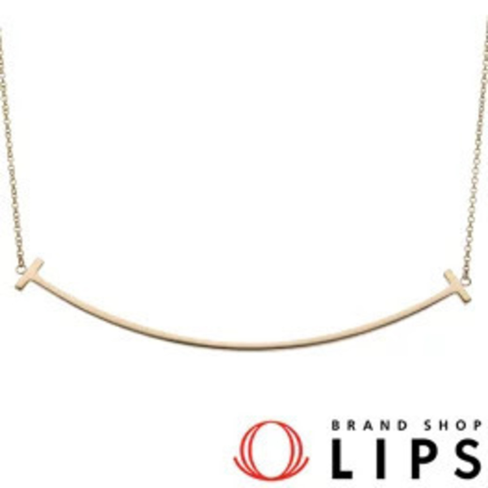 Tiffany Co Tiffany T Smile Necklace Chain Sterling Silver